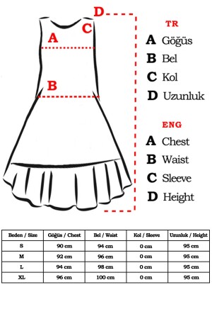 Schwarzes ärmelloses Rock-Rüschenkleid für Damen ARM-18Y001156 - 6