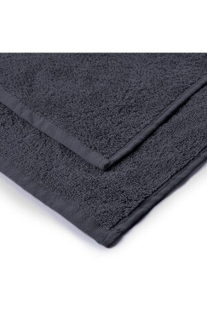 Schwarzes Bade- und Duschtuch aus 100 % Baumwolle, 70 x 140 cm, ein großes Handtuch 004 - 3