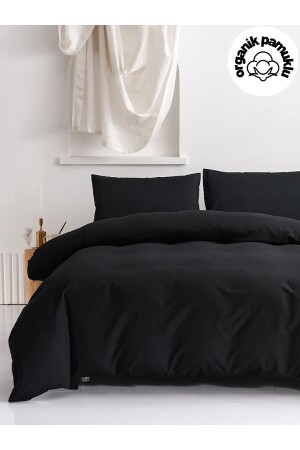 Schwarzes Bettbezug-Set – Set für Einzelbett TYC00731593821 - 2