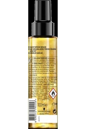 Schwarzkopf Gliss Ultimate Oil Elixir Bakim Serumu 100 ml - 4