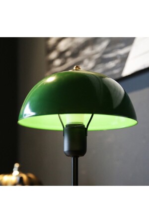 Schweizer dekorative klassische Pilz-Tischlampe / Green Banker AYD-2796 - 6