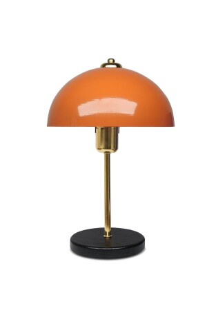 Schweizer Orange Farbe Gold Body Banker Tischlampe Lampenschirm - 3