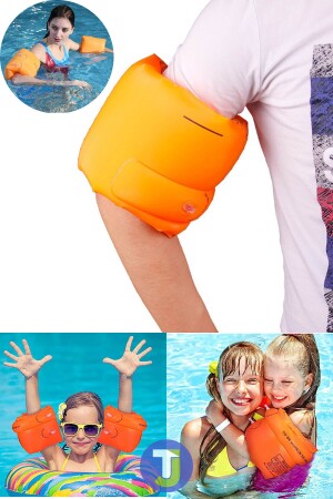 Schwimmarme, Schwimmhilfe, aufblasbare Meer-Pool-Boje für Kinder und Erwachsene (1 Paar), TJYK0001 - 5
