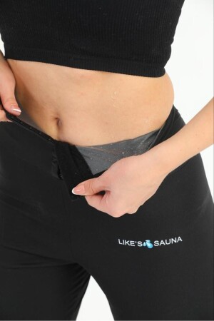 Schwitzende Sauna-Leggings mit Haken und Haken-Sauna - 1