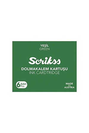 Scrıkss Dolmakalem Kartusu Yesıl 6 Lı - 1