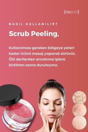 Scrup Body & Hand Peeling 250 Ml Hibiskus Çilek Aromalı - 5