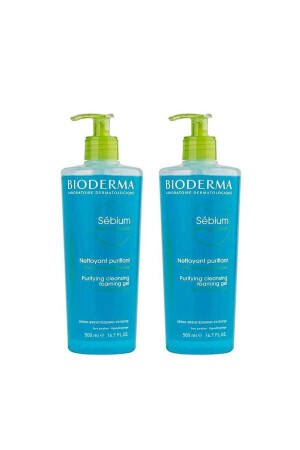 Sebium Foaming Gel - Karma&Yağlı Ciltler İçin Temizleyici Jel 500 ml x2 8699956510460 - 1