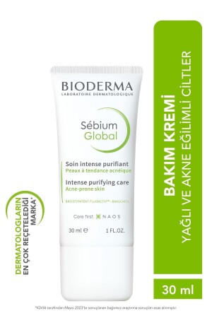 Sebium Global Acne, Anti-Akne-Makel-Pflegecreme mit AHA und Salicylsäure, 30 ml 3401360147508 - 2