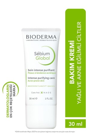 Sebium Global Acne, Anti-Akne-Makel-Pflegecreme mit AHA und Salicylsäure, 30 ml 3401360147508 - 1