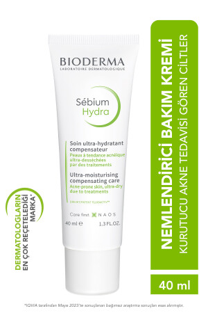 Sebium Hydra Intensive feuchtigkeitsspendende Ceramide mit austrocknender Aknebehandlung, beruhigende Pflegecreme, 40 ml - 2