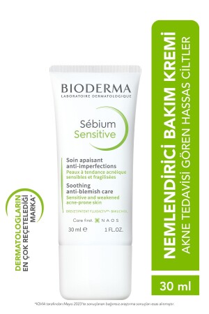 Sebium Sensitive Pflegecreme für empfindliche und zu Akne neigende Haut 30 ml 3401360106994 - 1