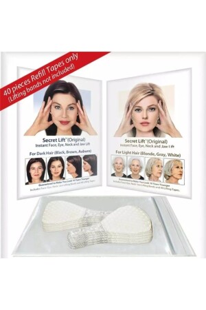 Secret Life Face-Eyebrow Stringing Tapes 20 Stück (10 Paar) - 4