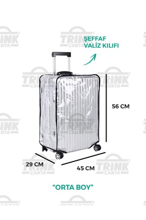 Şeffaf Bavul ve Valiz Kılıfı TRİNK-VLZ1060 - 1