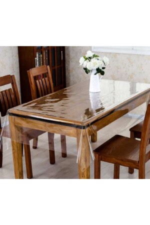 Şeffaf Ince Masa Muşamba Örtüsü 0.20 mm - Polset