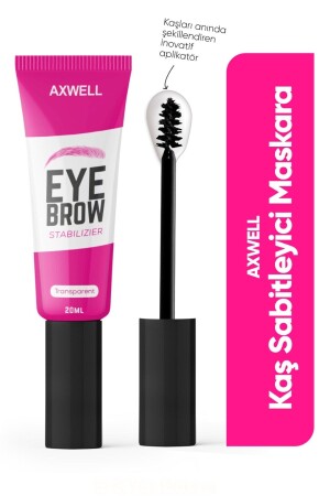 Şeffaf Kaş Sabitleyici & Şekillendirici Jel Maskara - Eyebrow Mascara 20 ml - 1