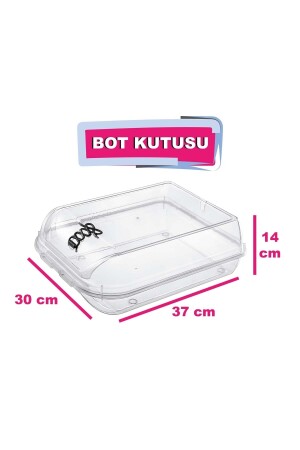 Şeffaf Unisex Ayakkabı Bot Kutusu 15'li Paket TYC00699550250 - 4