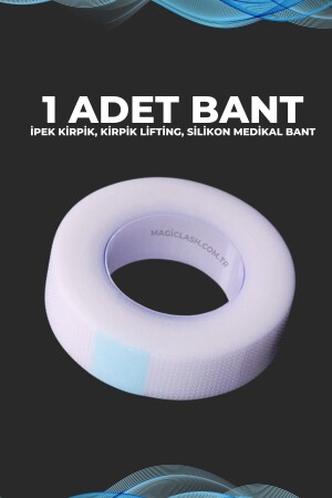 Seidenes Wimpern-Lash-Lifting-Klebeband, medizinisches, unter den Augen schützendes, transparentes Silikonband, 1 Stück Rolle - Magic Lash