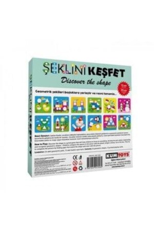 Şeklini Keşfet Eğitici Oyun 53060-1 - 4