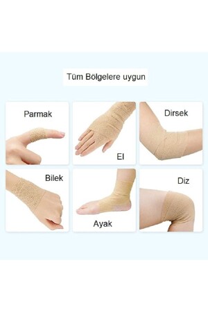 Selbstklebender Verband, 2–5 cm x 4–5 m, Koban-Verband, 2 Stück - 3