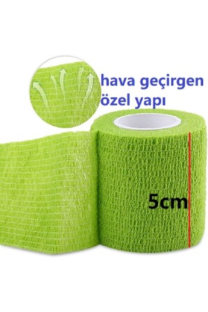 Selbstklebender Verband, grün, 5 cm x 4–5 m, Koban-Verband - 1