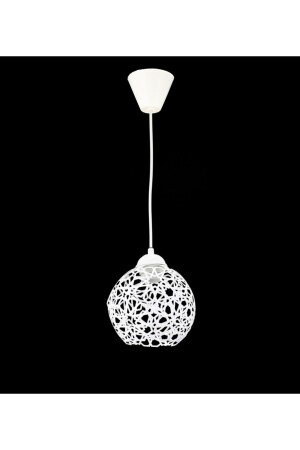 MNZ-Seljuk Ball Motif Star Wrought Iron Model Retro Rustic Pendant Lamp شمعة LMBDR35332 - Lambadar