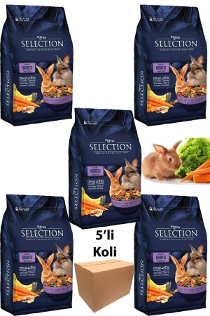 Selection Kuru Sebze , Meyveli Tavşan Yemi 750 gr X 5 Adet 025184451205852 - 1