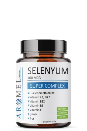 Selen-Nahrungsergänzungsmittel 120 Tabletten Super Complex - 2