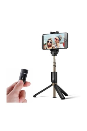 Selfie Stick L01 Bluetooth Selfie Stick Stativ, Einbeinstativ 420171133 - 1