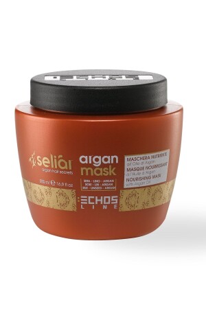 Seliar Argan - Argan Yağı İçerikli Yoğun Nem Tedavisi Maskesi 500 ml 8033210296187 - 1