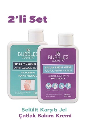 Selülit Karşıtı Jel Ve Çatlak Bakım Kremi Set 2X 150ML - 2