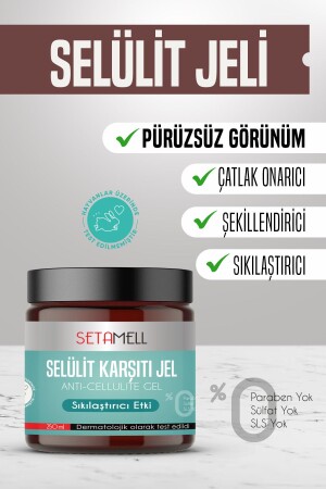 Selülit Ve Çatlak Giderici Vücut Şekillendirici Sıkılaştırıcı Jel 250 ml - 2