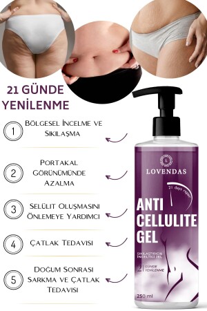 Selülit Ve Çatlak Karşıtı Inceltici Sıkılaştırıcı Jel 250ml - 5