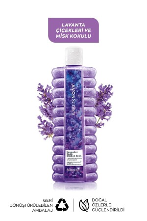 Senses Lavender Calm Badeblase mit Lavendelduft, 500 ml. Dreier-Set - 4