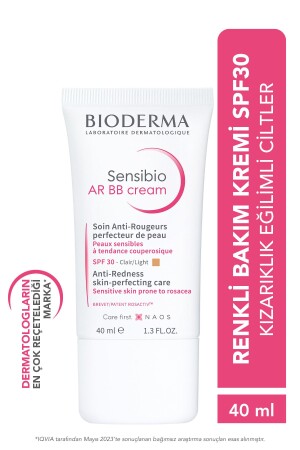 Sensibio Ar Bb Spf30 Farbige Pflegecreme gegen Rötungen für empfindliche Haut mit Sonnenschutz 40 ml 49372 - 1