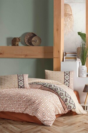 Serenade Spannbettbezug-Set für Einzelbett, 100 % natürliche Baumwolle, Ranforce, 3-teilig, 0103010114600 - Elart