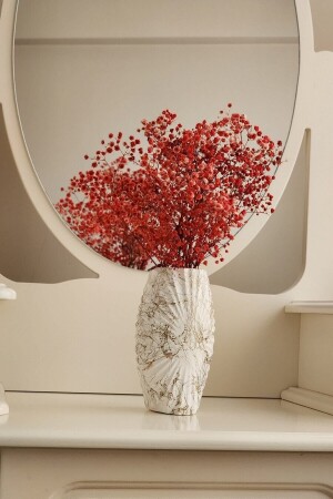 عبوة مزينة من الماربور - عبوة من الخرسانة - أزياء المنزل - أشكال مزينة - عبوة من الزهور المجففة - Serengeti