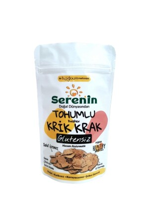 Seren'in Doğal Dünyası - Tohumlu Kraker - Krik Krak -glutensiz -vegan- Katkısız- Koruyucusuz - Serenin Doğal Dünyası