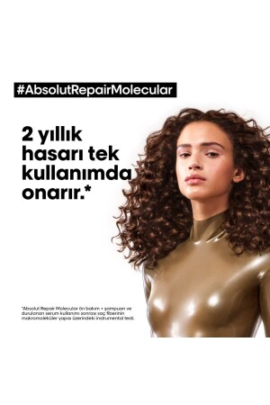 Serie Expert Absolut Repair Molecular Rinse Seru für alle geschädigten Haare - 3