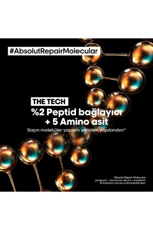 Serie Expert Absolut Repair Molecular Tüm Yıpranmış Saçlar Için Durulanan Seru - 6