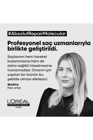 Serie Expert Absolut Repair Molecular Tüm Yıpranmış Saçlar Için Durulanan Seru - 9