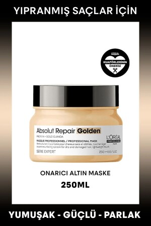 Serie Expert Absolut Repair Reparierende Goldmaske für geschädigtes Haar, 250 ml - 2