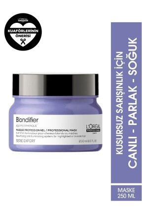 Serie Expert Blondifier Kusursuz Sarışınlık Sağlayan Maske 250 Ml 3474636976034Z - 1