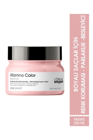 Serie Expert Vitamino Color Boyalı Saçlar Için Renk Koruyucu Maske 250ml - 1