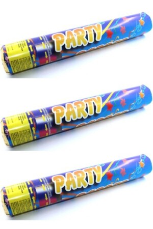 Şerit Atan Klasik Konfeti 30 cm 3 Adet - Bariş