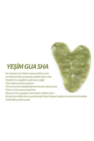 Sertifikalı Yeşim Gua Sha Masaj Taşı odtma01005 - 2