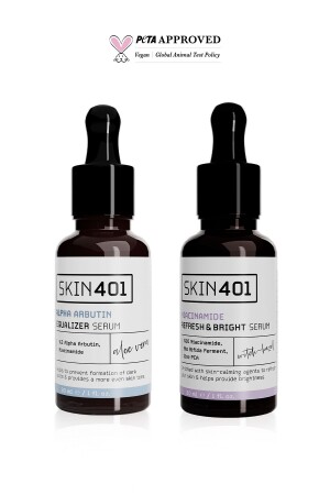 Serum-Set gegen dunkle Flecken und Mitesser Skin401-118 - 1