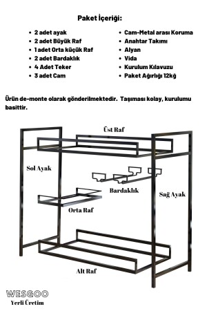 Servicewagen & Präsentation von Getränken und Getränken ELP0085 - 5