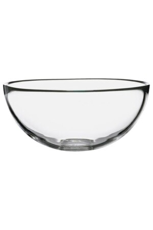 Servierschüssel, transparente Glasschüssel, Durchmesser: 20 cm, Snackschüssel, Höhe: 9 cm, GVG306 - 1