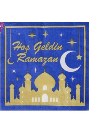 Serviette „Welcome Ramadan“ mit Motiv Pk20 - 1