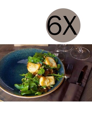 Servis Tabağı 27 Cm Omr Grm 27 Dz 6'lı A0029 - Bonna Porselen